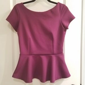Peplum top